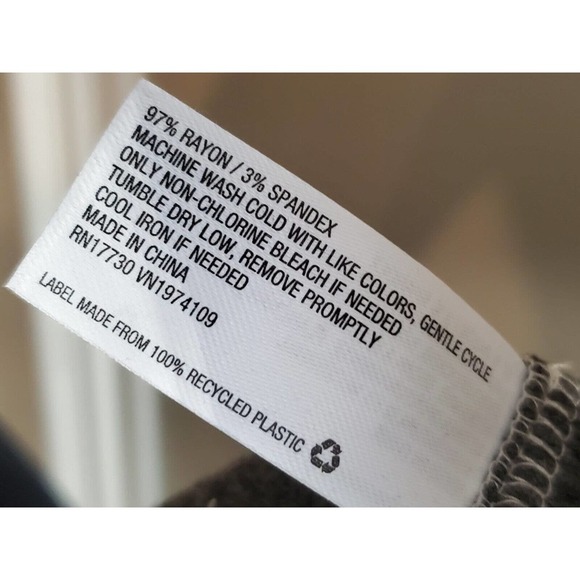 Colsie Women's Dark Gray Rayon Long Sleeve Hooded Pullover Knit Sweater Size S - Picture 8 of 10